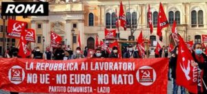 Manifestacje komunistów we Włoszech