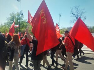 Warszawska demonstracja z udziałem KPP 1 maja